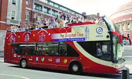London Open-top Tour Bus