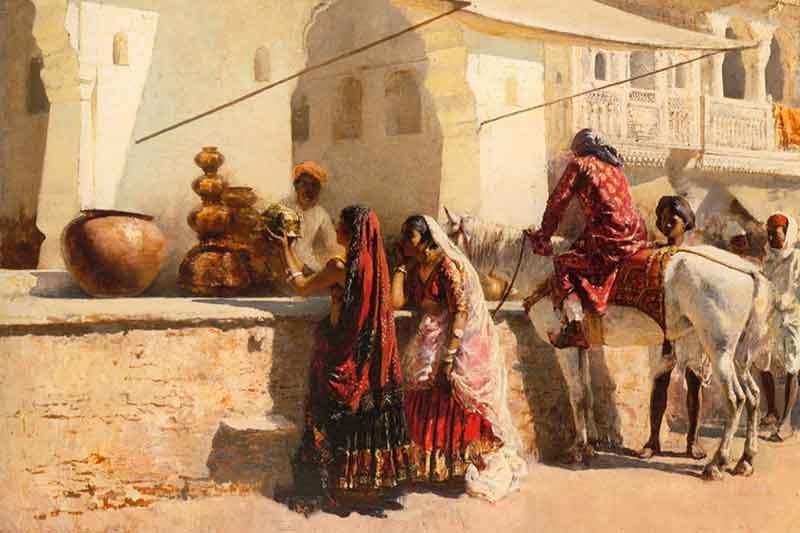 weeks-street-market-scene-India-1887